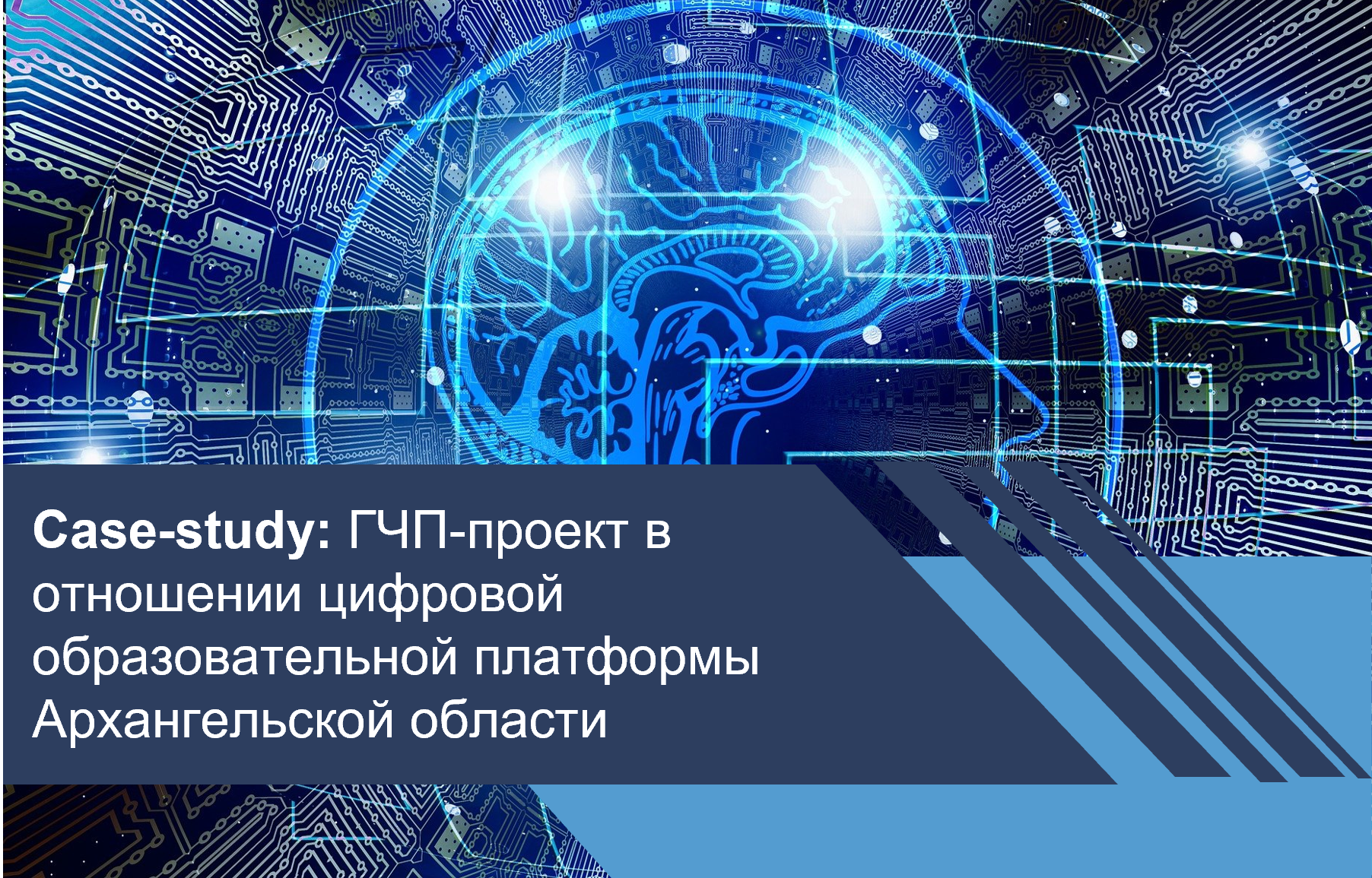 ГЧП-проект в отношении цифровой образовательной платформы Архангельской области