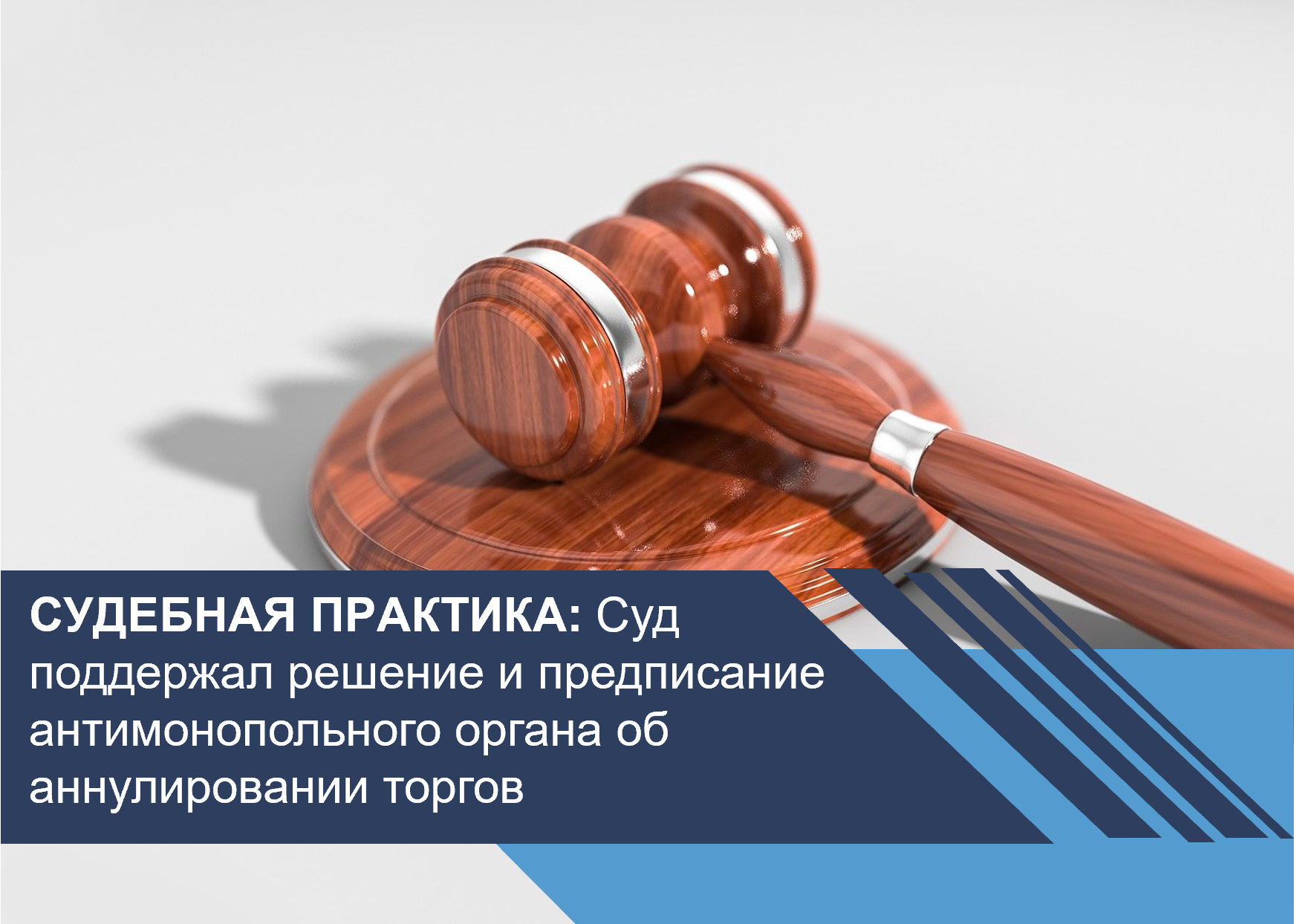 Суд поддержал решение и предписание антимонопольного органа об аннулировании торгов